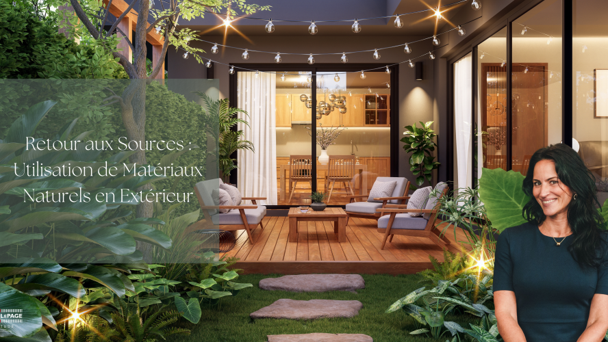 A return to natural materials: exterior design trend 2024