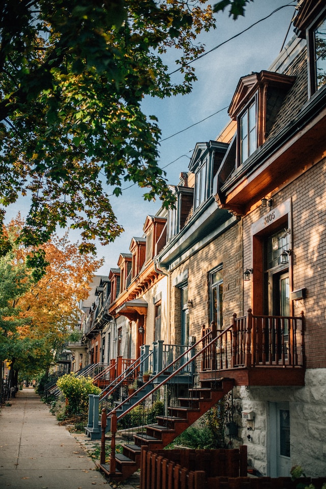 Vue du quartier Le Plateau-Mont-Royal